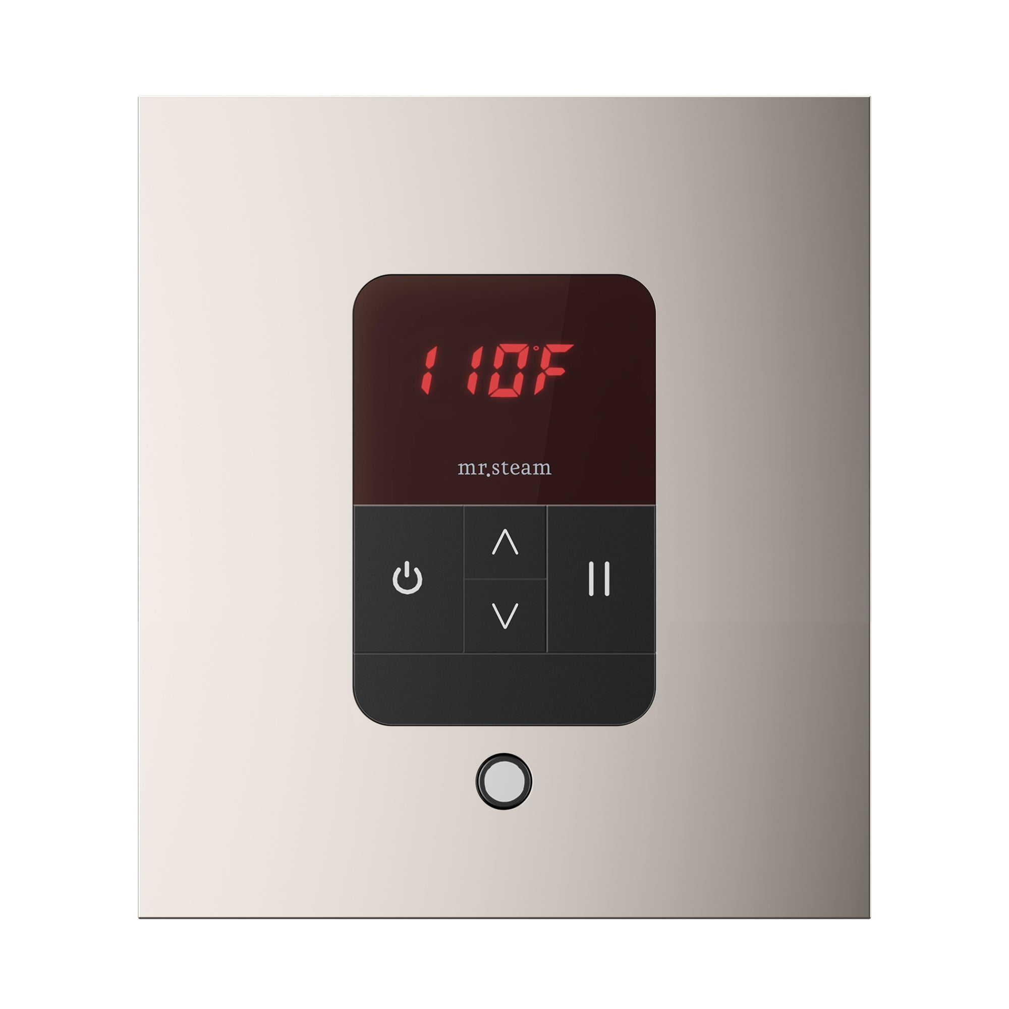 Mr. Steam iTempo Square Steam Shower Control and Steamhead