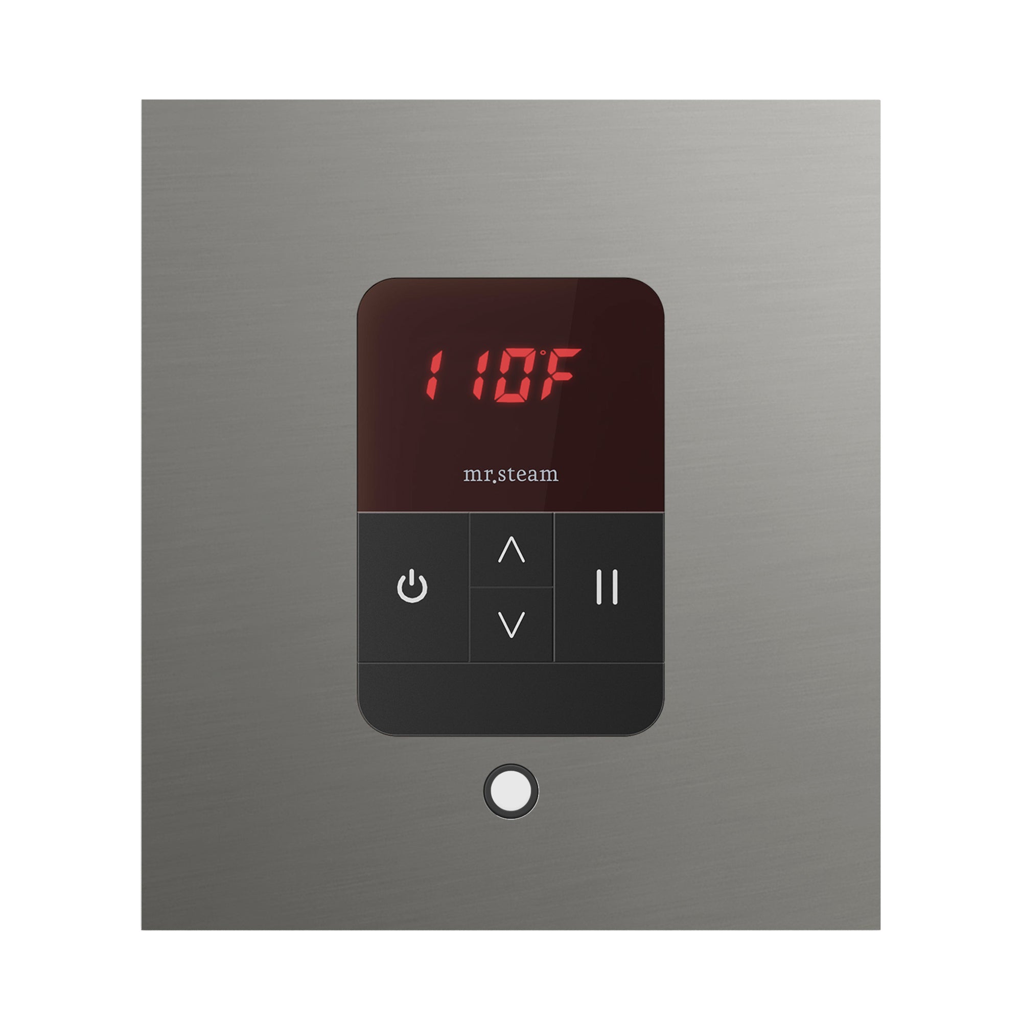 Mr. Steam iTempo Square Steam Shower Control and Steamhead