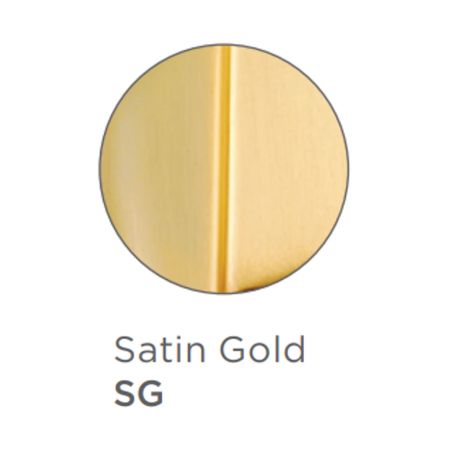 Jaclo Contempo #2 Shower Head- 1.5 GPM in Satin Gold Finish