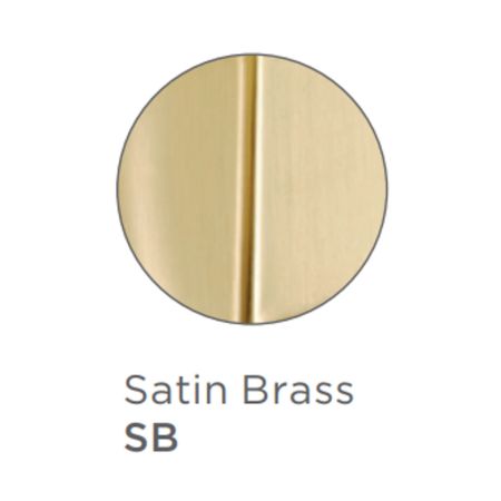 Jaclo Contempo #2 Shower Head - 2.0 GPM in Satin Brass Finish