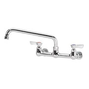 Krowne Silver Series 8-in Center Wall Mount Faucet With 10-in Spout - 12-810L