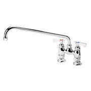 Krowne Royal Series 4-in Center Raised Deck Mount Faucet With 14-in Spout - 15-414L