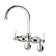 Krowne Royal Series Adjustable Wall Mount Faucet With 6-in Gooseneck Spout - 15-601L