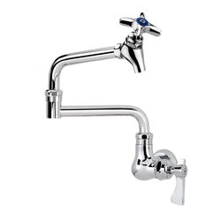Krowne Royal Series Wall Mount Pot Filler Faucet With 12-in Jointed Spout - 16-179L