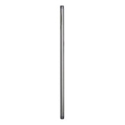 Stainless steel pre-rinse riser tube, 12 inches tall with 3/8-inch male thread connection.