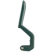 Dark green curved handle with mounting point for spray head attachment.