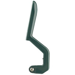 Dark green curved handle with mounting point for spray head attachment.