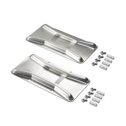 Krowne Stainless Steel Front Wheel Caster Positioning Set, (2) Pieces - 28-201