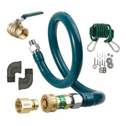 Krowne 3/4-in X 24-in Complete Gas Hose Connector Kit - M7524K