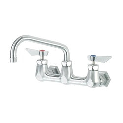 Krowne Diamond Series 8-in Center Wall Mount Faucet With 6-in Spout, Includes Mounting Hardware - DX-806