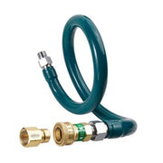 Krowne 1/2-in X 48-in Gas Connector Kit 5 (Gas Hose, Quick Disconnect) - M5048K5