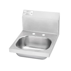 Krowne 14-1/2-in Wide Hand Sink With 4-in On Center Faucet Holes -Deck Mount (Less Faucet) - HS-18-LF