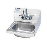 Krowne 16-in Hand Sink With Wall Mount Faucet And Right Side Splash - HS-2-RS