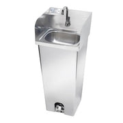 Krowne 16-in Wide Pedestal Hand Sink With Side Splashes - HS-40