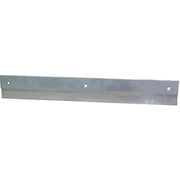 Stainless steel wall bracket with three mounting holes, designed for 16-inch hand sinks.