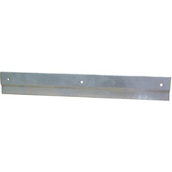 Stainless steel wall bracket with three mounting holes, designed for 16-inch hand sinks.