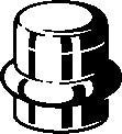 Viega ProPress copper press end cap with threaded connection and black grip ring.
