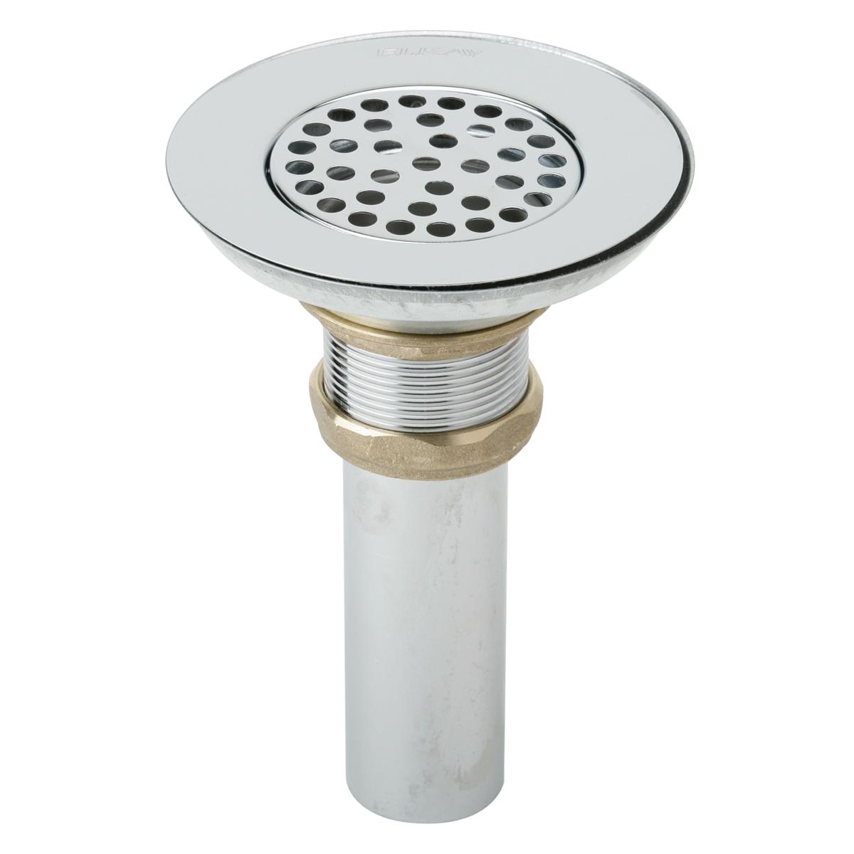 Elkay 3-1/2" Drain Type 304 Stainless Steel Body Strainer and Tailpiece