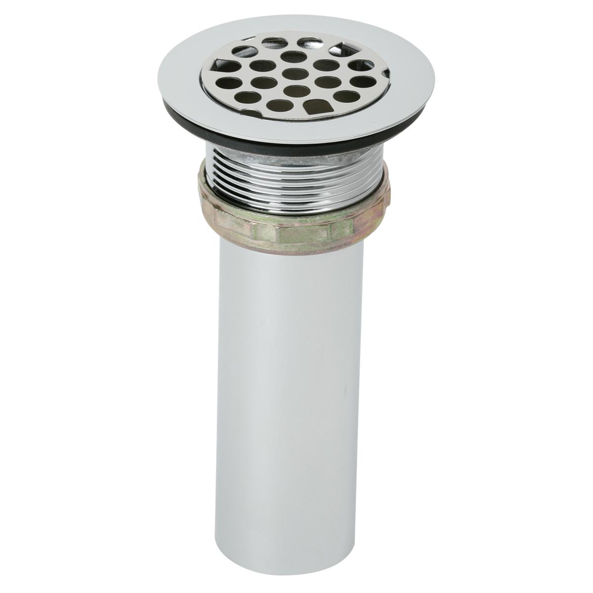 Elkay Drain Fitting 2" Type 316 Stainless Steel Body Grid Strainer and Tailpiece