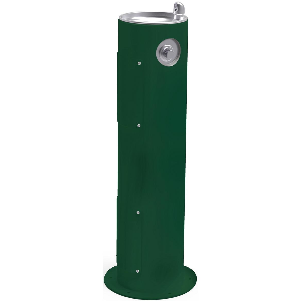 Elkay Outdoor Pedestal Fountain Non-Filtered Non-Refrigerated Freeze Resistant Evergreen