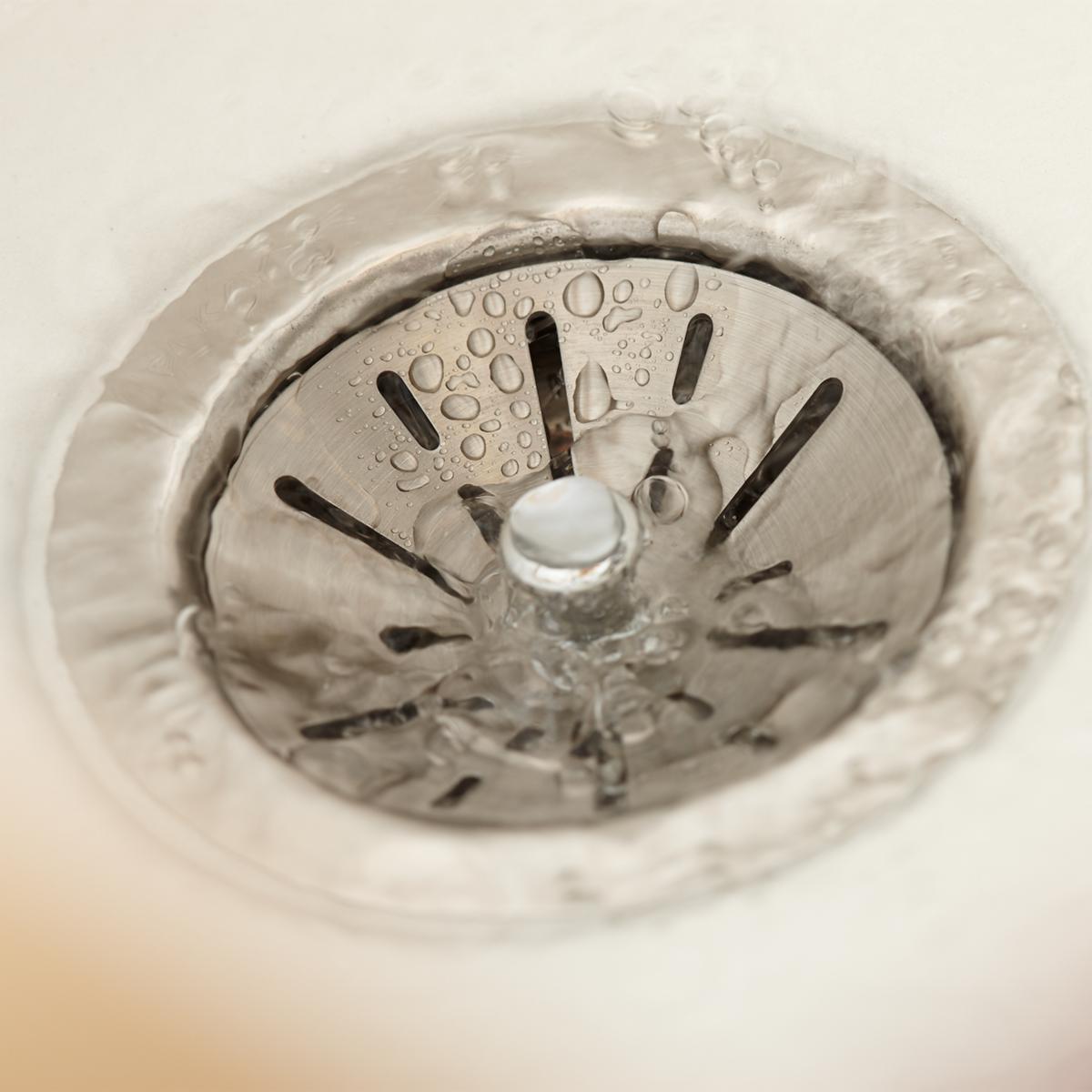 Elkay Deluxe 3-1/2" Drain with Satin Finish Type 304 Stainless Steel Body Strainer Basket Rubber Seal and Tailpiece