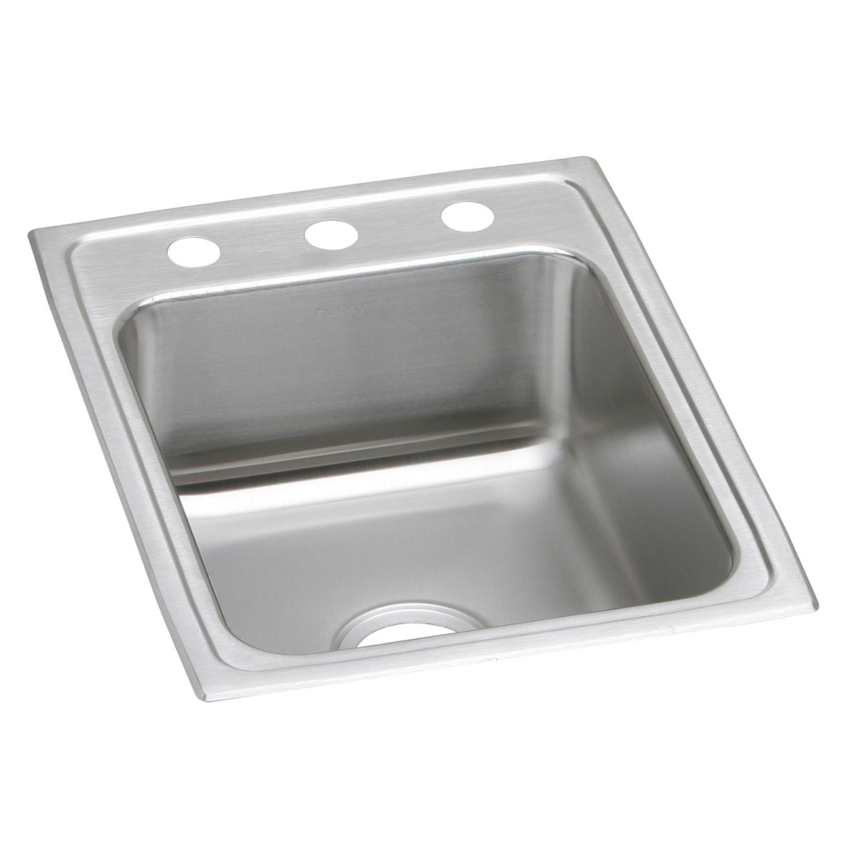 Elkay Lustertone Classic Stainless Steel 17" x 22" x 5-1/2" 1-Hole Single Bowl Drop-in ADA Sink