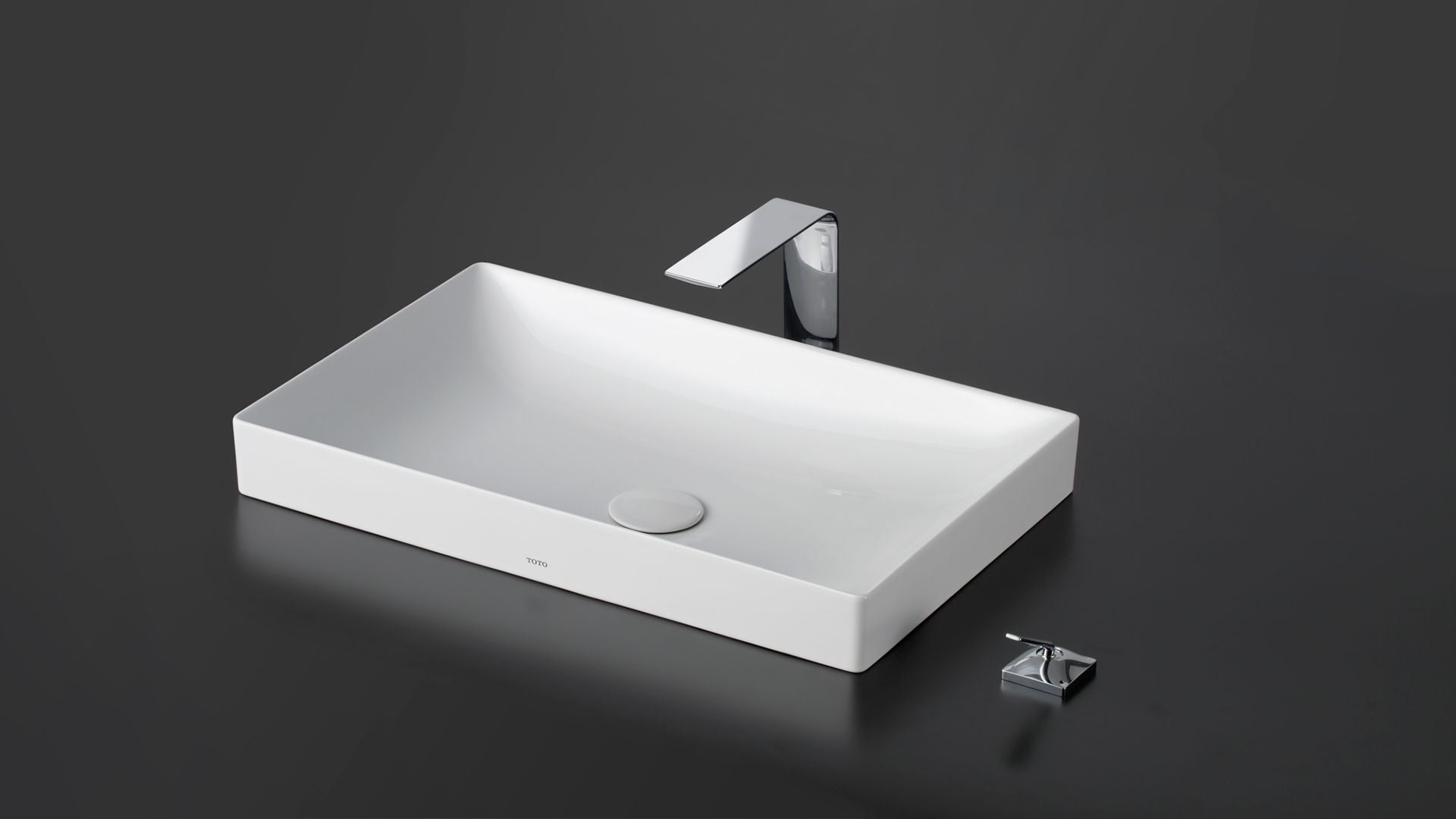 Toto Kiwami 23 5/8 inch Vessel Bathroom Sink with CeFiONtect in Cotton White - LT476GR#01