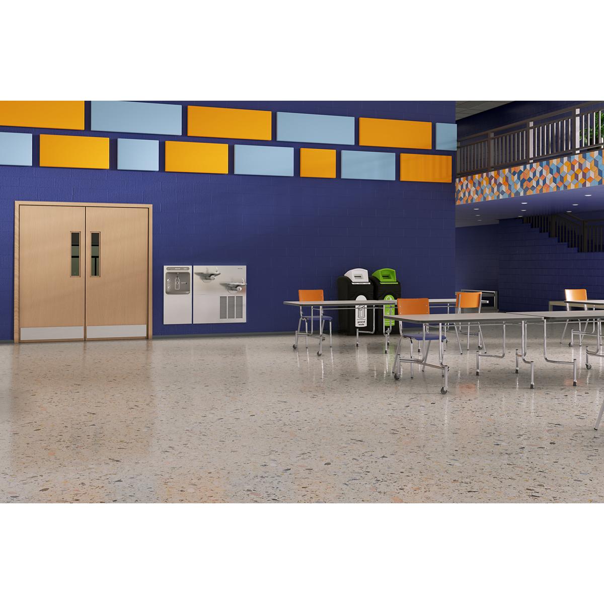 I appreciate your request, but the image shown appears to be an interior architectural/design space and does not display the 