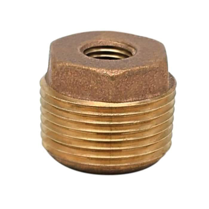 Legend Valve 310-500NL Hex Bushing 2-1/2 in MNPT x 2 in FNPT Bronze