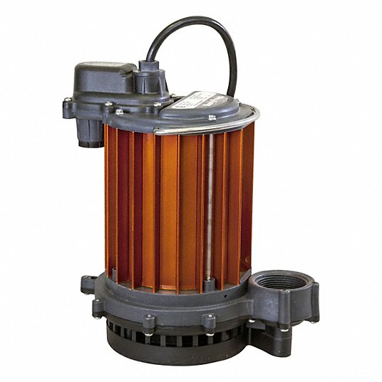 Liberty Pumps Model 231-2 Aluminum Energy Efficient Automatic Submersible Sump Pump, 115V, 25ft Cord