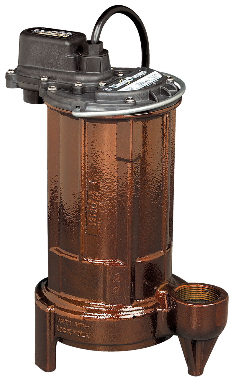 Liberty Pumps 280 Series 1/2 HP Cast Iron Submersible Sump Pump With Vertical Float - 287-2