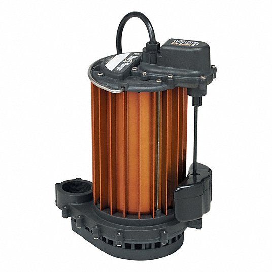 Liberty Pumps Model 453-2 Aluminum Energy Efficient Automatic Submersible Sump Pump, 115V, 25ft Cord