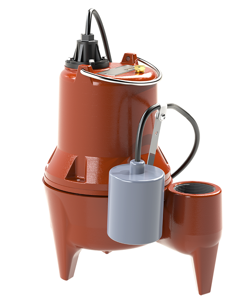 Liberty Pumps Model LE41M2 Cast Iron Non Automatic Sewage Pump, 115V, 25ft