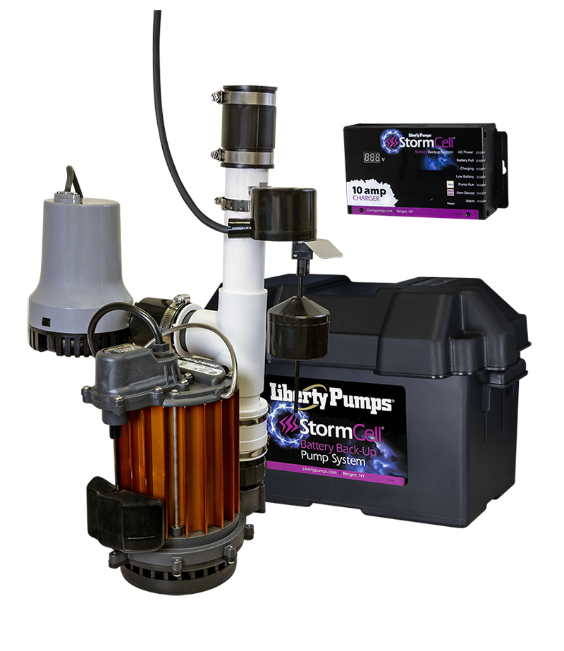 Liberty Pumps PC237-441-10A Sump Pump Combo System: Primary and Backup
