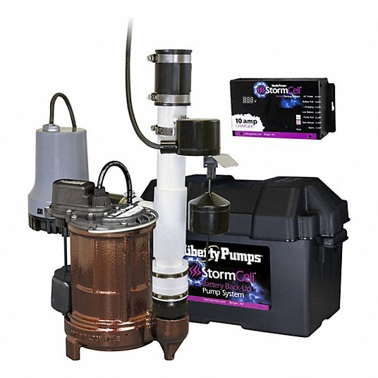 Liberty Pumps PC257-441-10A Sump Pump Combo System: Primary and Backup