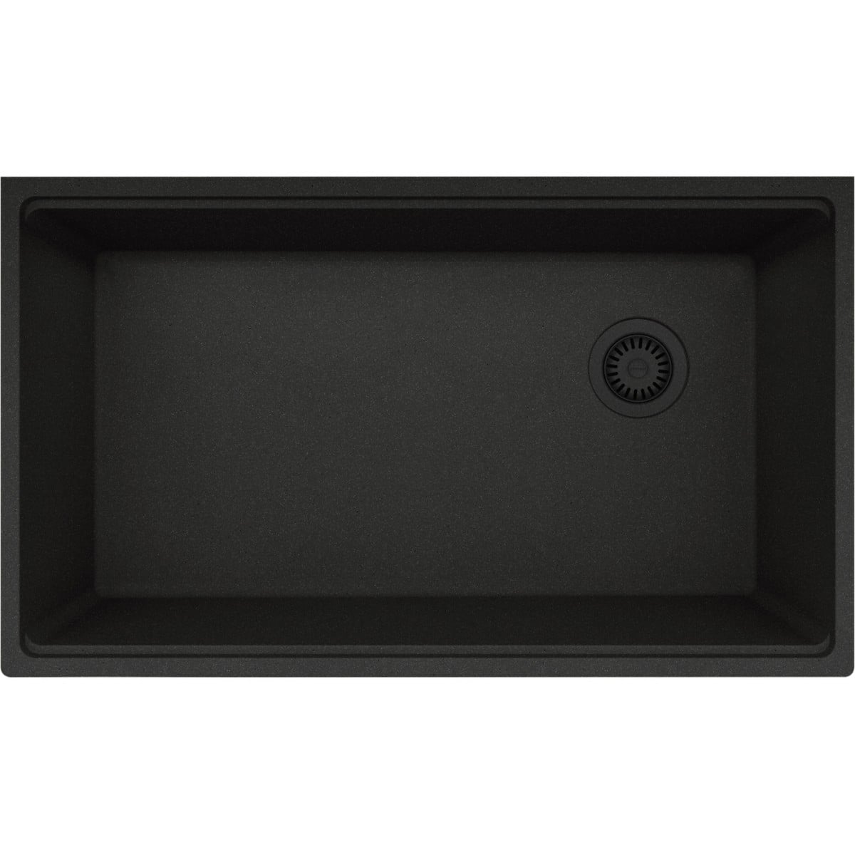 Franke MAG11031OW-ONY Maris Undermount Granite Onyx Single Bowl Sink