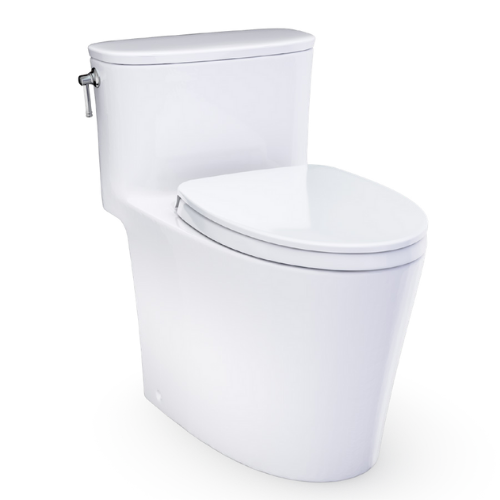 TOTO Aurora One Piece Skirted & Elongated Toilet 1.0 GPF with Seat - Cotton