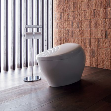 Toto Neorest NX1 One Piece Toilet with Integrated Bidet Seat - Elongated in Cotton White
