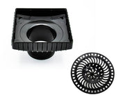 Mountain Plumbing Select Series Shower Drains - Drain Neck to Fit All Select Series' Grids in Black - MT606