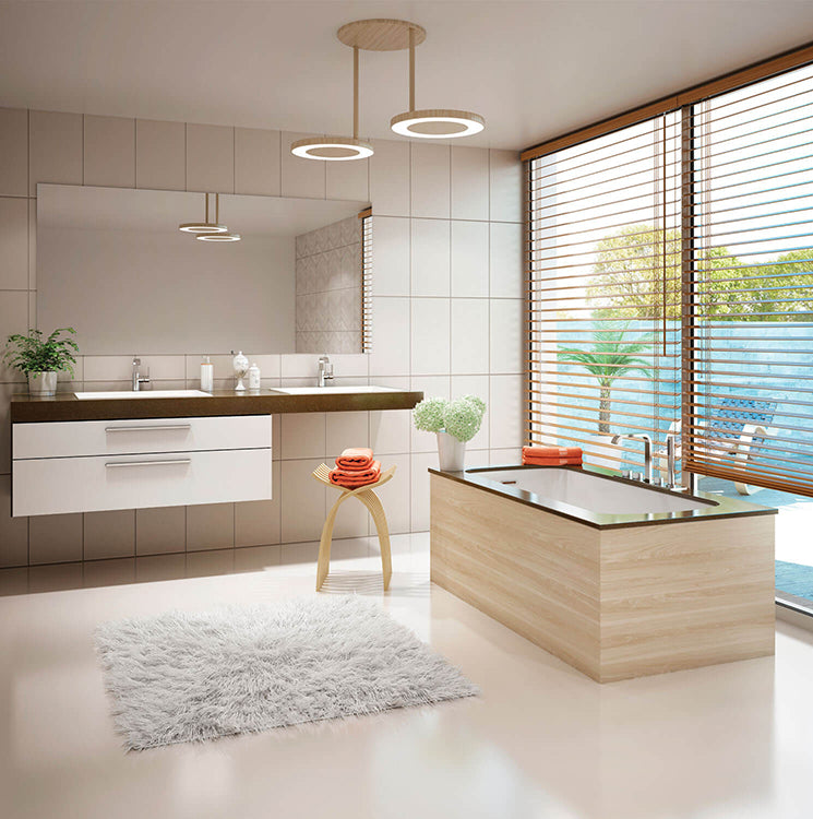 Bain Ultra Monarch 6036 Rectangular Alcove Or Drop In 1-Person 48 Gallon Soaker Bathtub with 1-1/2" Standard Deck in White - BMOFRB00N-01