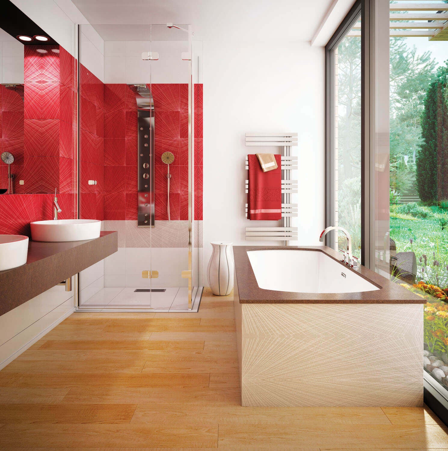 Bain Ultra Monarch Gl 7236 Rectangular Alcove Or Drop In 2-Person 63 Gallon 44 Jet Thermomassuer Bathtub with 1-1/2" Standard Deck Heated Backrest and Heated Headrest in White - BMLSRB00T-01