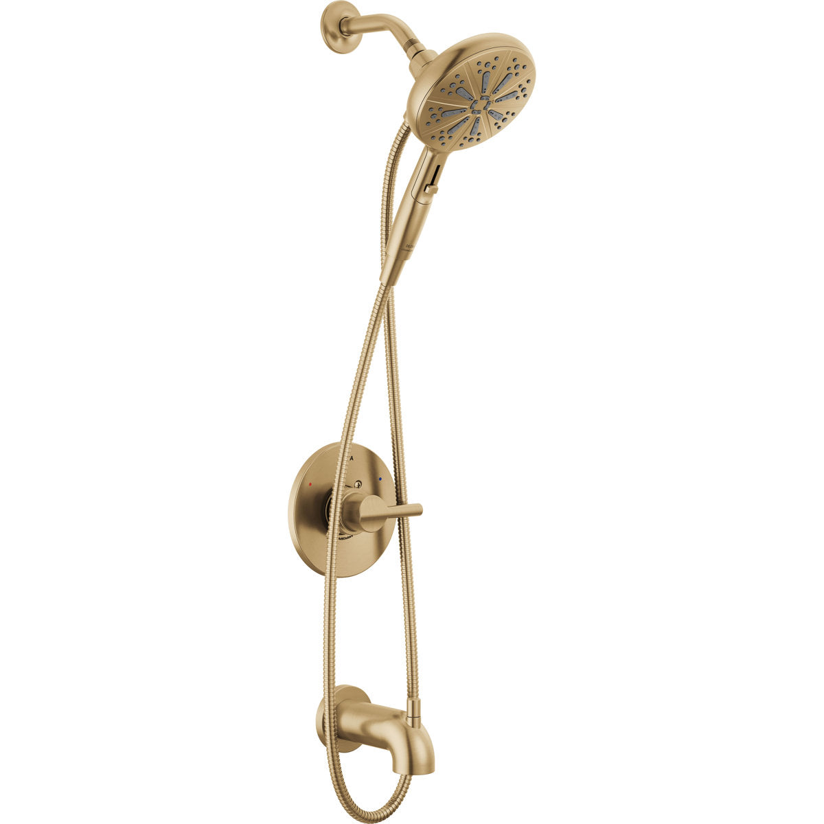 Delta Nicoli Monitor 14 Series tub & Shower Trim Package w/ Multi-Function Hand Shower