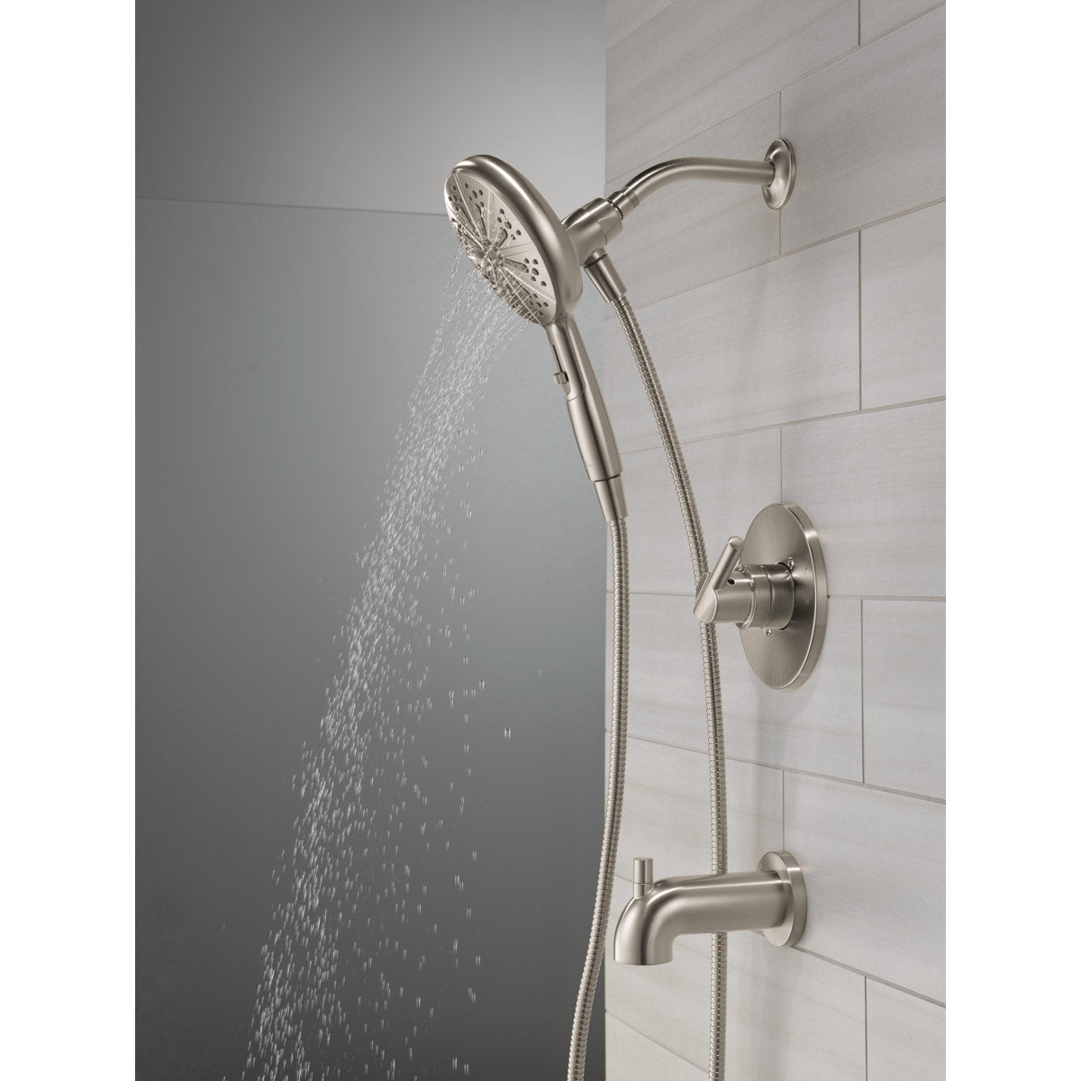 Delta Nicoli Monitor 14 Series tub & Shower Trim Package w/ Multi-Function Hand Shower