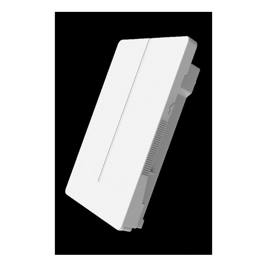 White rectangular Wi-Fi adapter with vertical seam detail and gray side vents.