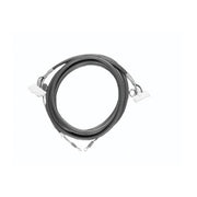 Coiled gray cable with clear quick-connect fittings on both ends.