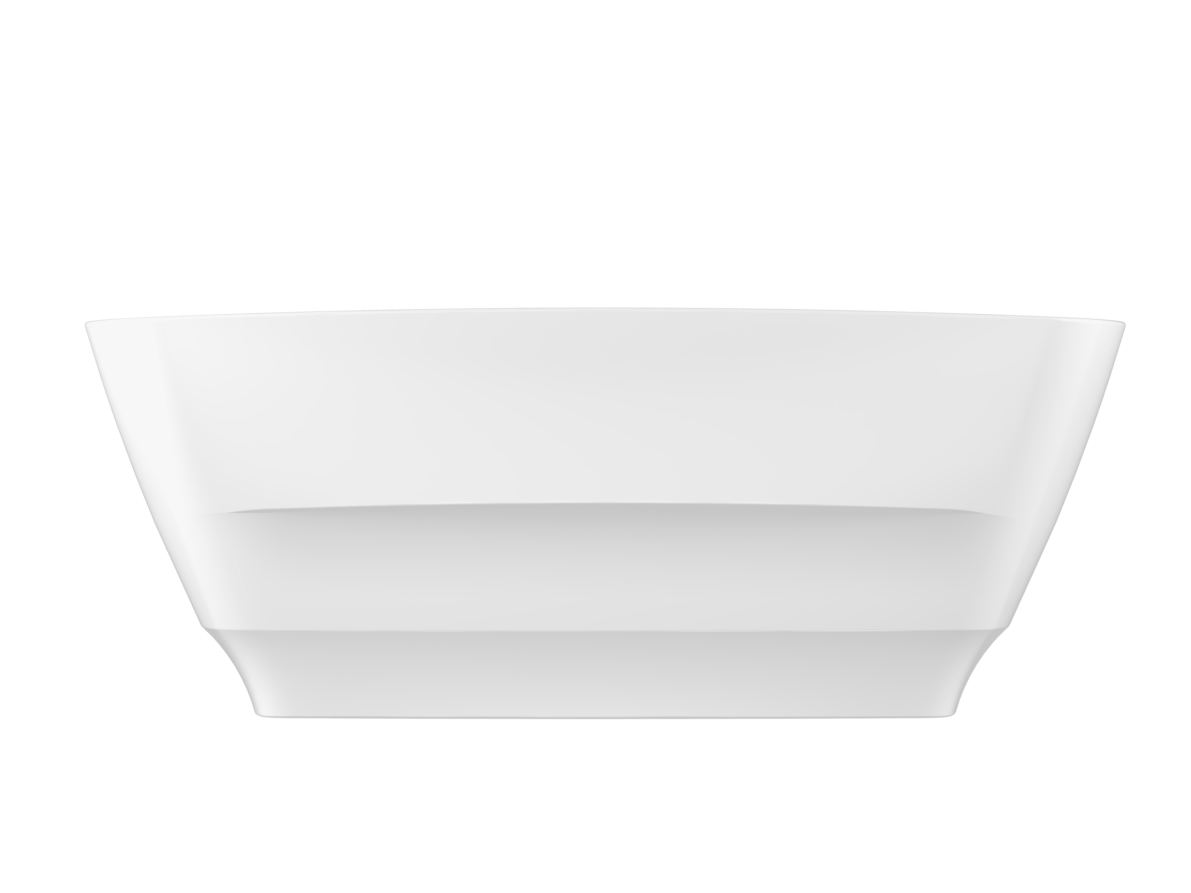 Bain Ultra Opus 6434 Rectangular Freestanding 2-Person 74 Gallon 42 Jet Thermomassuer Bathtub with 1-1/2" Standard Deck Heated Backrest and 2 Armrests in White - BOS2RF00S-01
