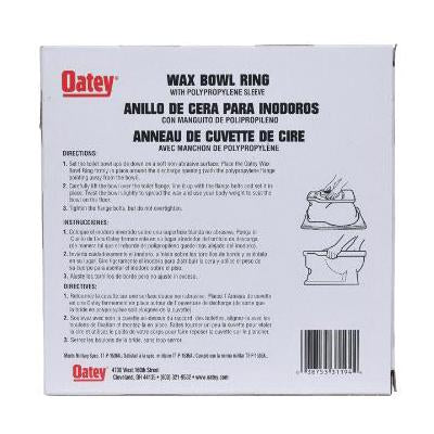 Oatey 31194 Wax Bowl Ring with Sleeve