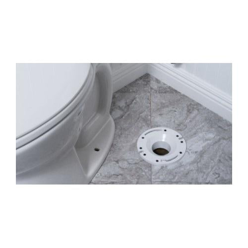 Oatey 43509 3 in. PVC Closet Flange with Plastic Ring without Test Cap