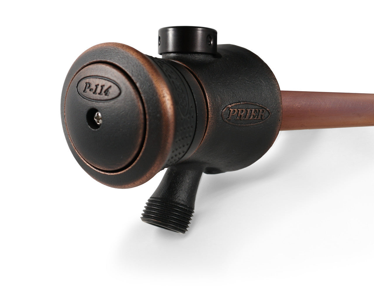 Prier P-114T 14" Cold only TrueTemp Style Hydrant, Oil Rubbed Bronze; 3/4" MIP x 1/2" FIP