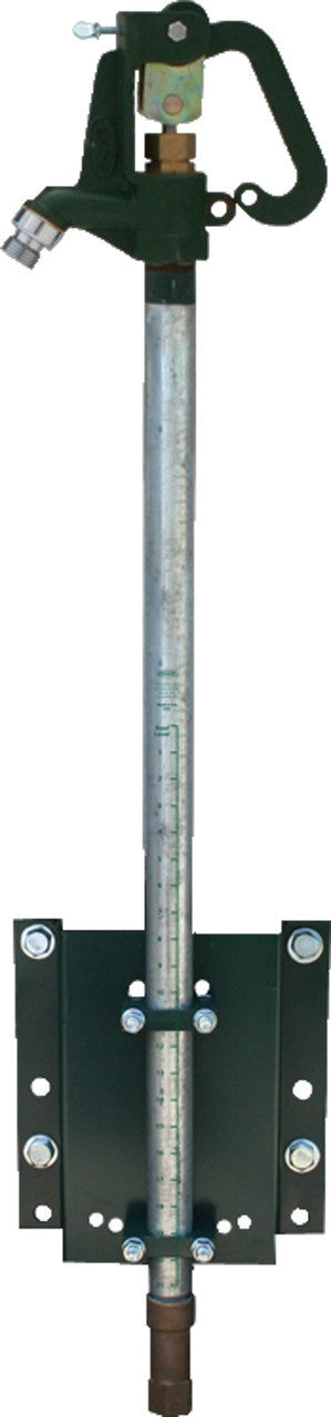 Prier Heavy Duty Freezeless Post Mount Roof Hydrant w/Mounting Bracket, ASSE 1052 Code Approved